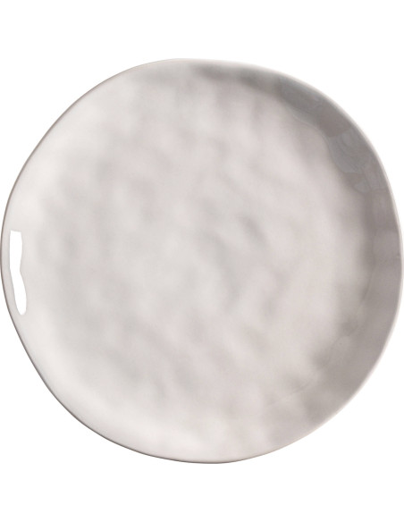 Plat à bougie blanc élégant