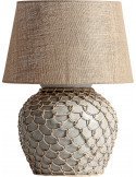 Luminaire design gris texturé
