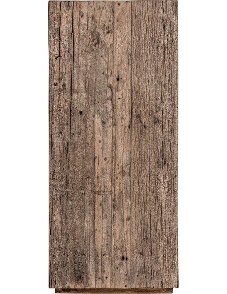 Table d'appoint ethnique en bois recyclé