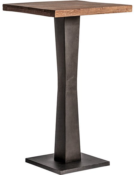 Table Haute Industrielle Bois de Mango