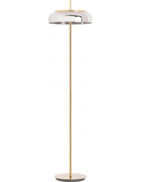 Lampe Malih élégante dorée et grise