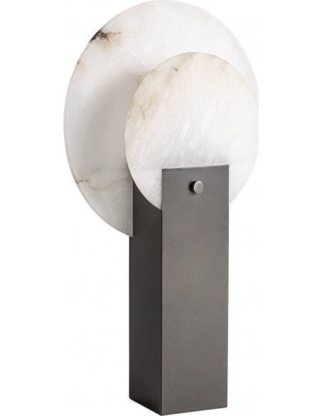 Lampe de chevet art deco design noir