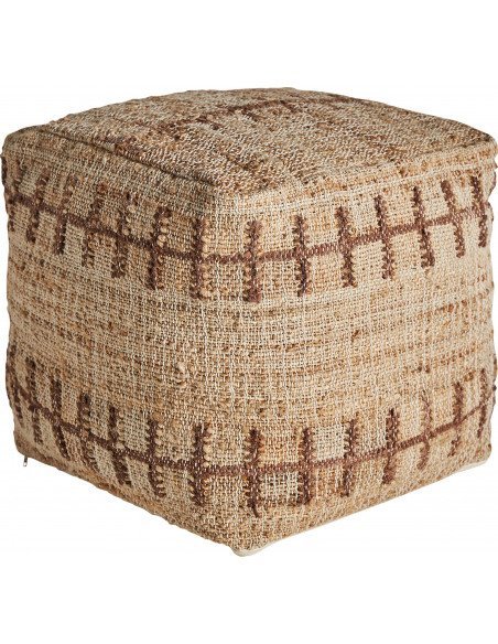 Tabouret Relax Yute et Coton