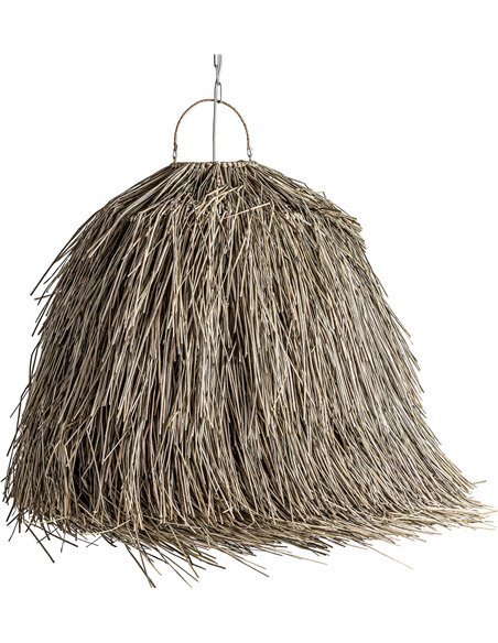 Suspension boho marron en fibres