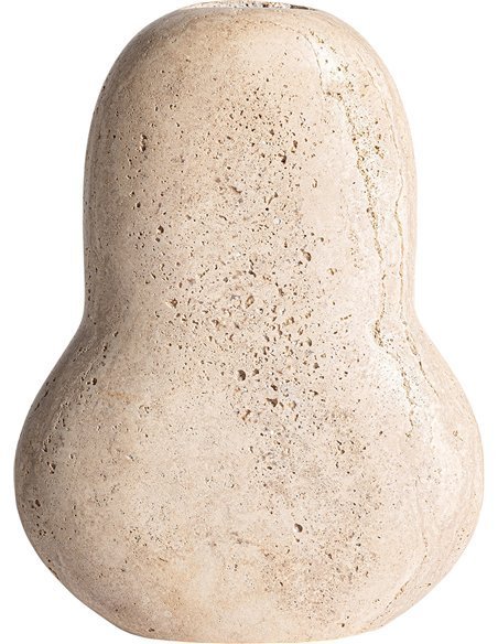 Vase marbre élégant couleur crème