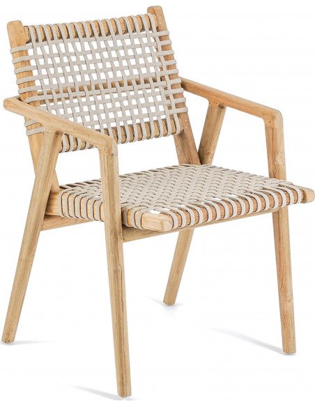 Chaise Trikeri Bazar Bizar en teck recyclé