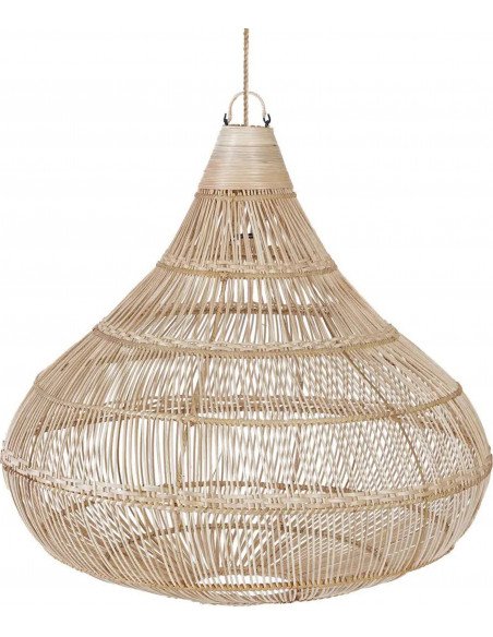 Éclairage rotin The Drop élégance naturelle