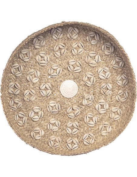 Plateau décoratif Caribe en coquillage naturel