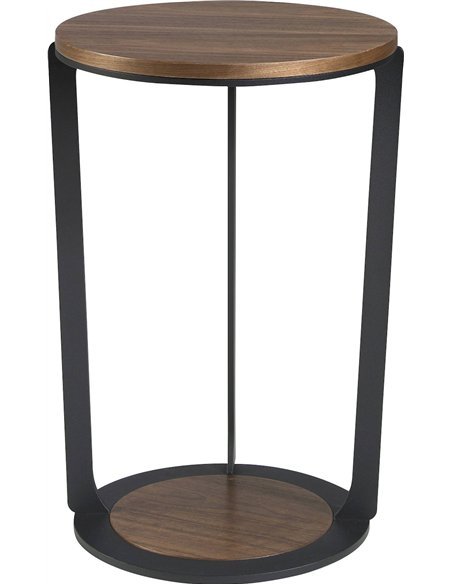 Pieds acier noir table