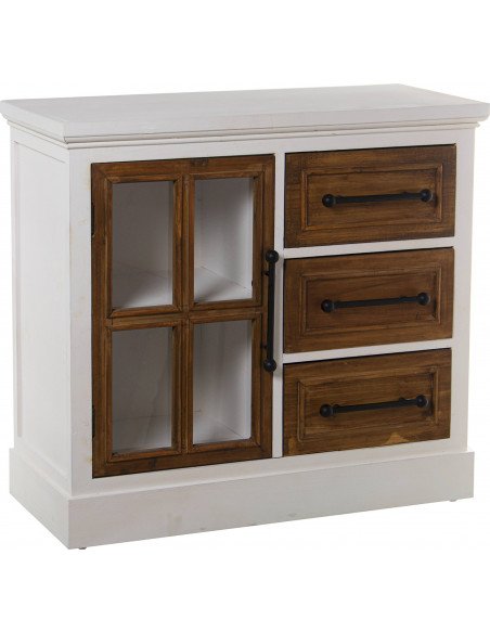 Console d'entrée en bois avec rangements