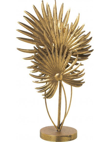 Lampe bureau métallique dorée