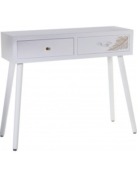 Console blanche élégante