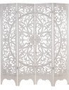 Paravent blanc en bois