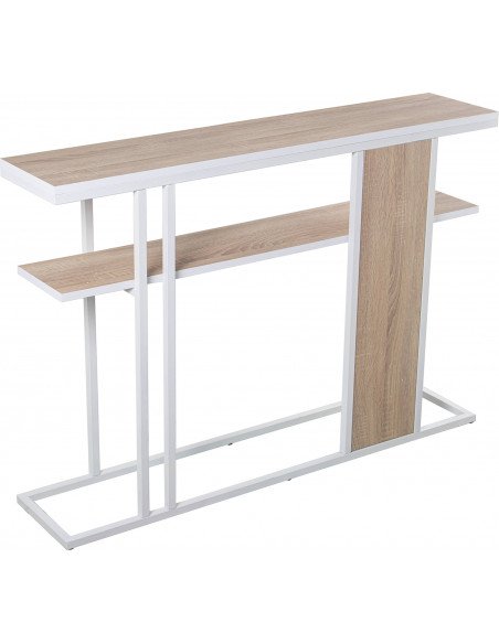 Table chêne métal entrée Life Like