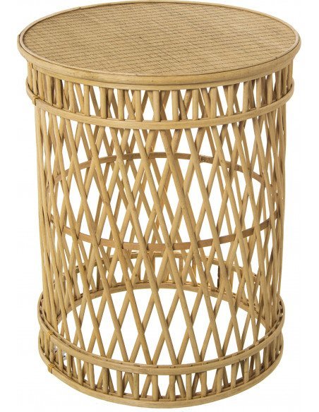 Table d'appoint en osier