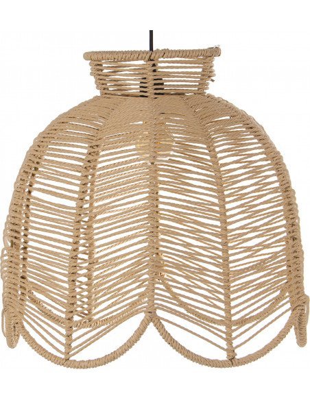 Suspension en osier décorative