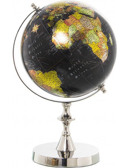 Globe décoratif noir et métal
