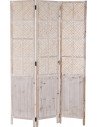 Séparateur d'espace élégant en bois blanc