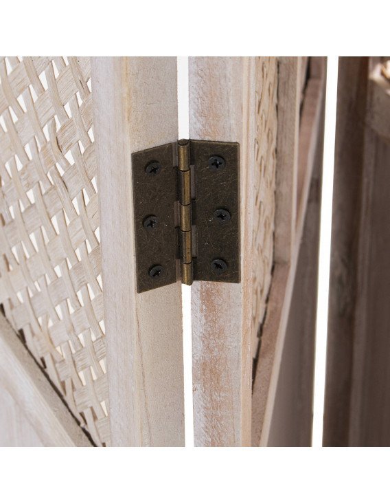 Écran de séparation en bois blanc design
