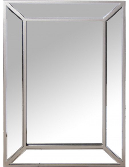 Miroir en bois champagne