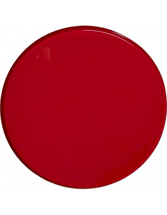 Table design rouge pour salon