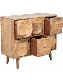 Rangement en bois pour entrée