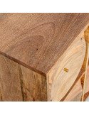 Console en bois massif avec tiroirs