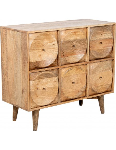 Meuble à tiroirs design bois