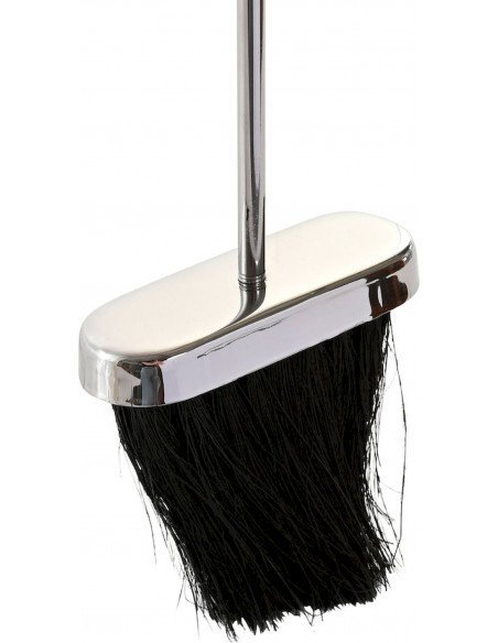 Accessoires cheminée inox métal argenté