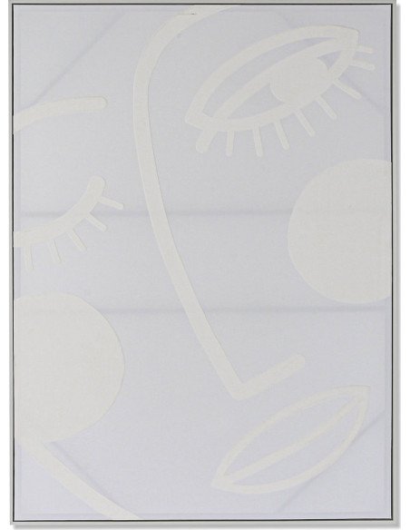 Toile abstraite blanc