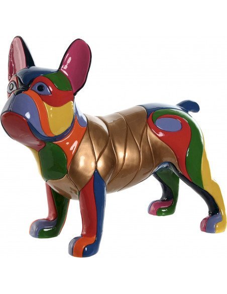 chien décoratif résine