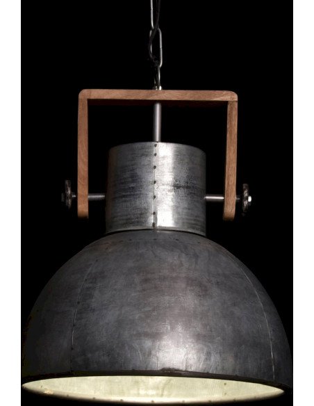 Suspension élégante argent et mango