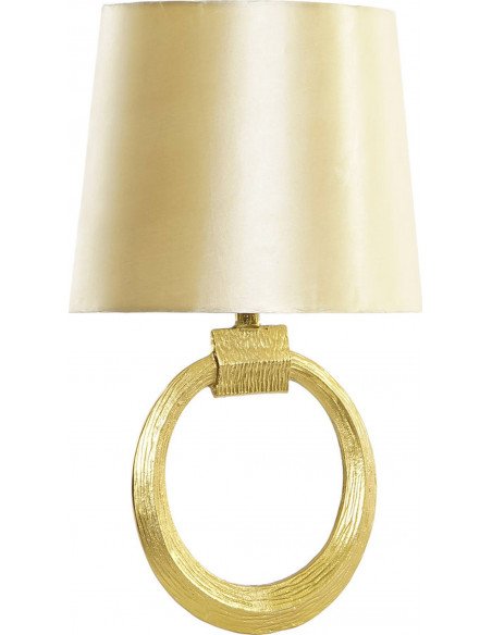 Applique murale dorée élégante