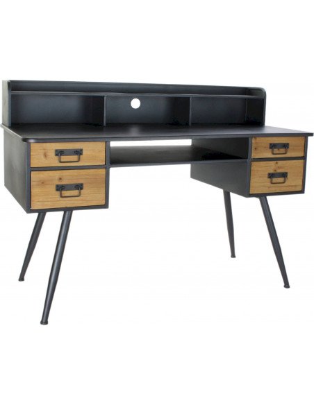 Bureau métal noir