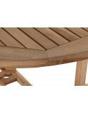 Meubles terrasse en teck finition naturelle