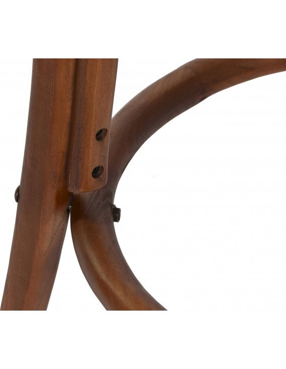 Siège design marron foncé