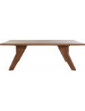 Élégante table basse bois