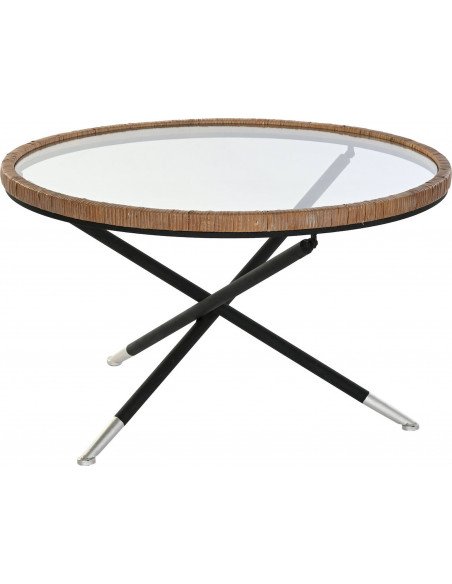 Table basse métal noir