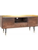 Meuble TV marron foncé