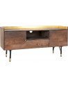 Meuble TV marron foncé