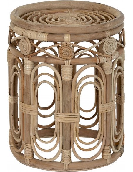 Table rotin naturel