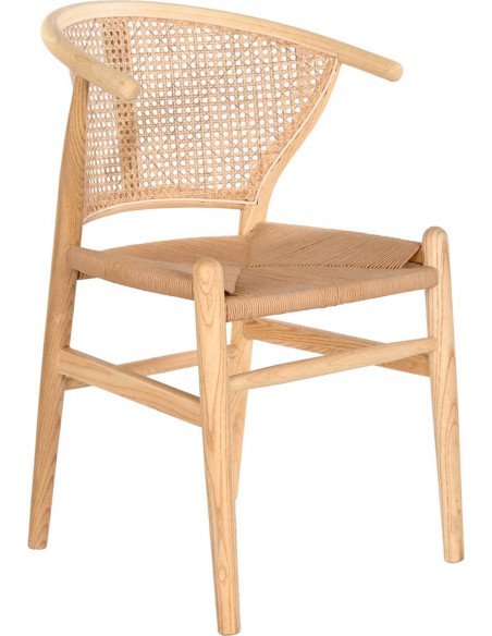 Chaise en rotin naturel