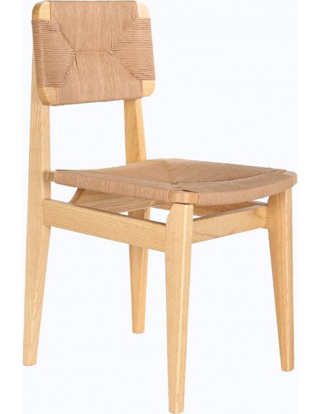 Chaise design en fibres d'orme