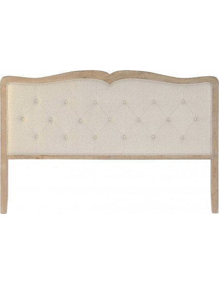Tête de lit polyester beige