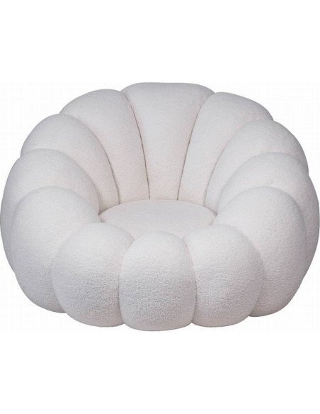 Fauteuil blanc pivotant
