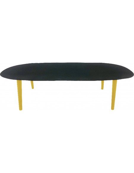 Table basse luxueuse noire