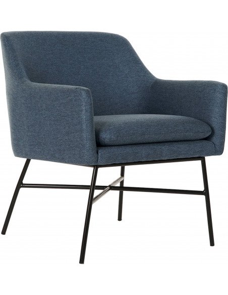 Fauteuil élégant bleu