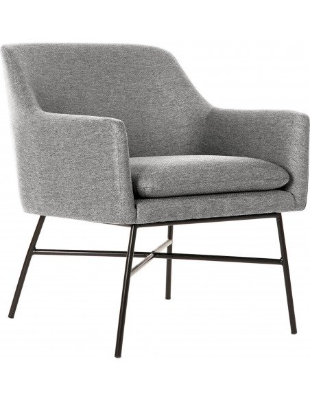 Fauteuil gris moderne confortable