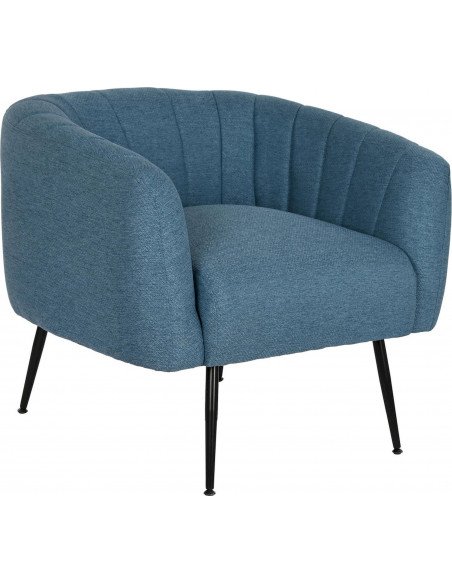 Fauteuil bleu élégant