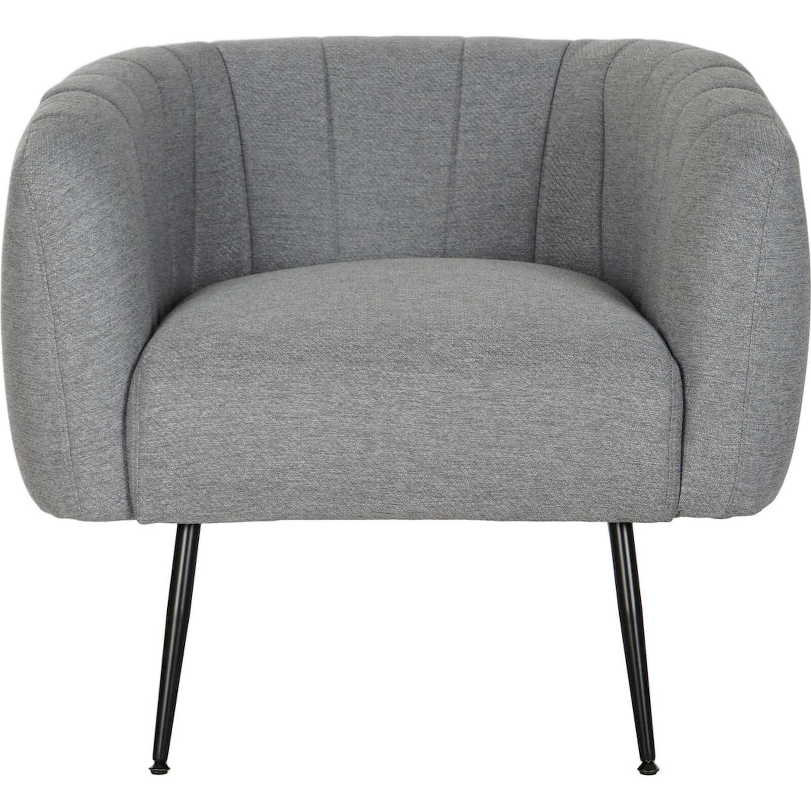Fauteuil De Jardin En Résine Anthracite - Design élégant, Confortable Et Résistant Aux Intempéries